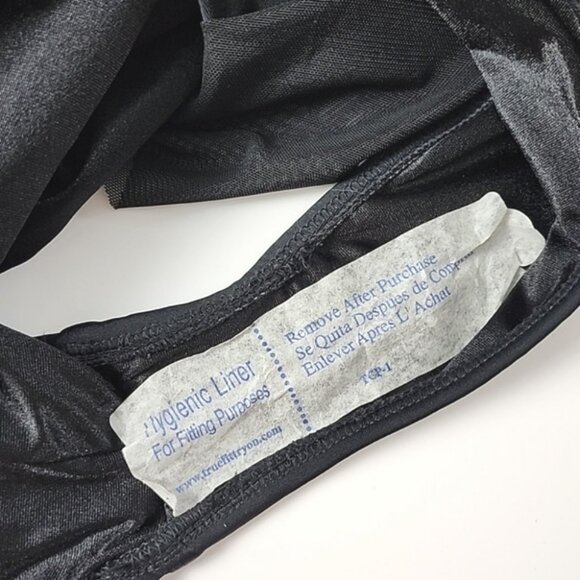 Carol Wior 3 Way Slimsuit Sarong Suit Shape Detector Black One Piece Size 24W - Picture 7 of 16